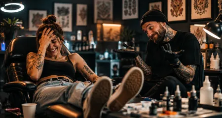 Wenn die Realität das Drehbuch umschreibt: Die lustigsten und bizarrsten Geschichten aus Tattoo-Studios