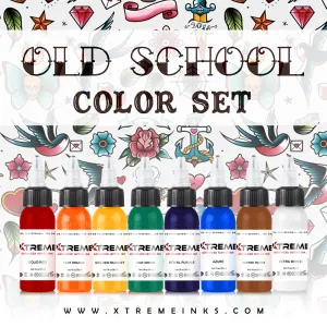 XTREME INK - OLD SCHOOL SET 8X30ML