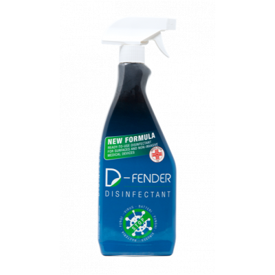 DERMALIZE D-FENDER SPRAY 750 ML - Desinfektion von Oberflächen und Gegenständen während des Tätowierens
