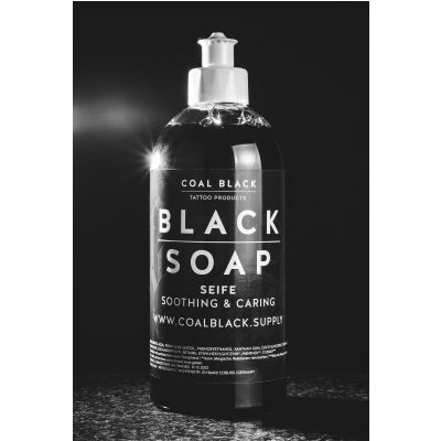 COAL BLACK - BLACK SOAP: Grüne Seife zum Tätowieren