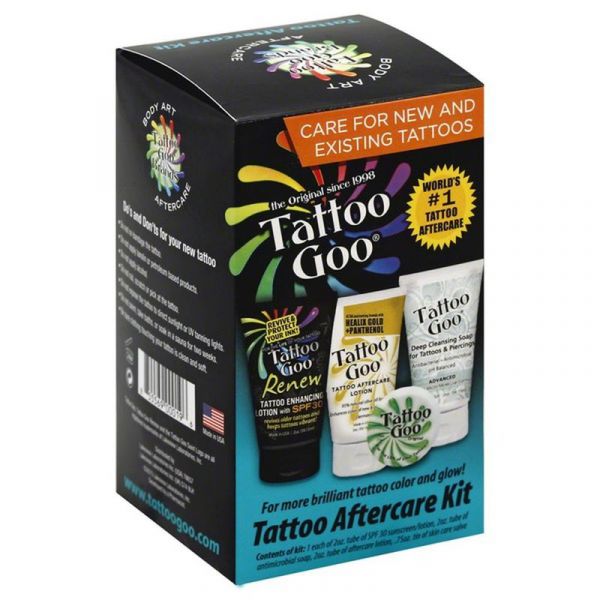 TATTOO GOO AFTERCARE KIT - Neues Tattoo-Pflegeset